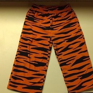 Toddler boy tiger stripes pj pants